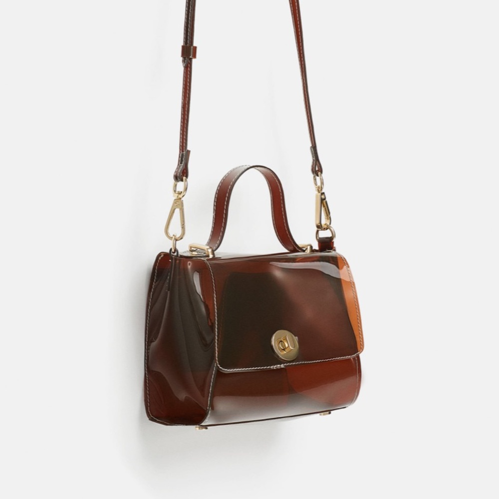 NWT • Zara • Vinyl Mini City Bag 💼 - Picture 4 of 6